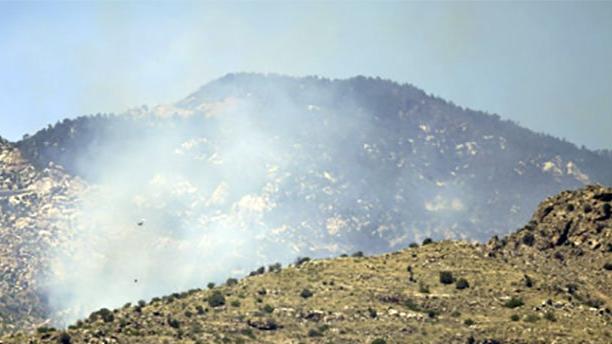 Brush fire has burned about 25 acres near Catalina Highway on Mount Lemmon